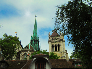 Image from the walking tour through Geneva